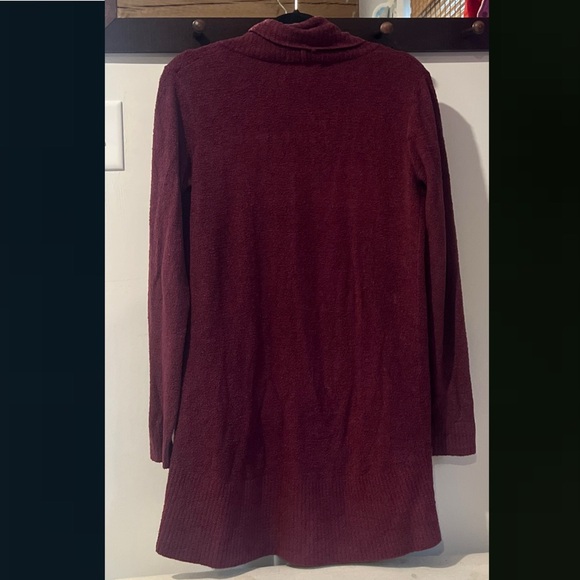 Barefoot Dreams CozyChic Circle Lounge Cardigan Plum XS/S - Picture 4 of 6